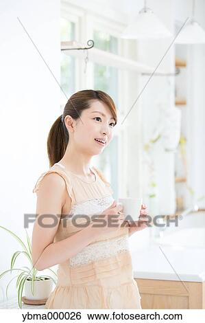 Stock Photograph - Attractive young girl portrait. Fotosearch