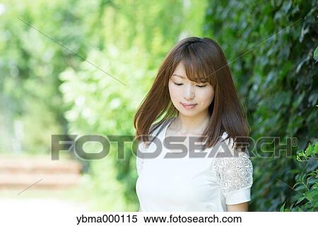 Stock Photography - Attractive young girl portrait. Fotosearch