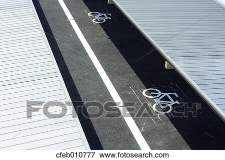 Bicycle Parking Lot View Large Photo Image Stock Photo - Bicycle Parking Lot. Fotosearch