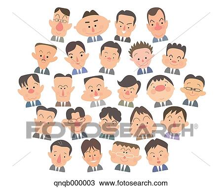 Faces illustration View Large Photo Image Stock Image - Faces illustration. Fotosearch