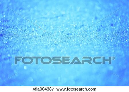 Stock Photo - Frozen snow close-up. Fotosearch