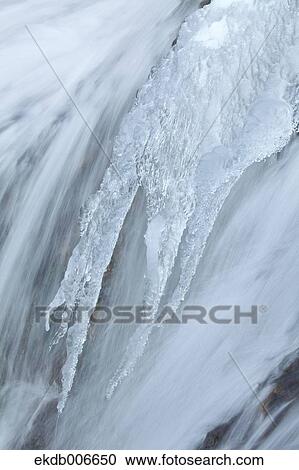 Ice and water stream View Large Photo Image Stock Image - Ice and water stream. Fotosearch