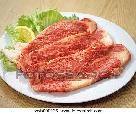 Raw meat View Large Photo Image Stock Photograph - Raw meat. Fotosearch