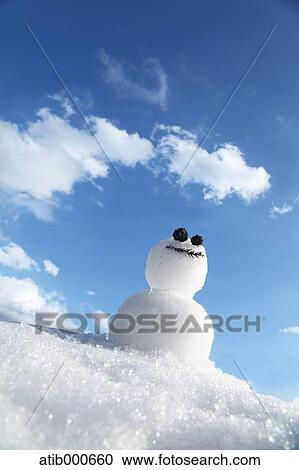 Snowman View Large Photo Image Stock Image - Snowman. Fotosearch