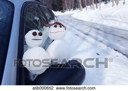Stock Image - Snowmen. Fotosearch