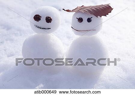 Snowmen View Large Photo Image Stock Photo - Snowmen. Fotosearch