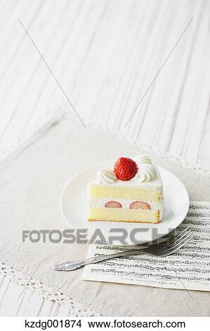 Strawberry Cake View Large Photo Image Picture - Strawberry Cake. Fotosearch
