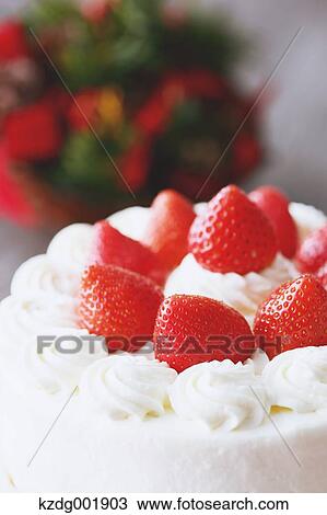 Strawberry Cake View Large Photo Image Stock Image - Strawberry Cake. Fotosearch