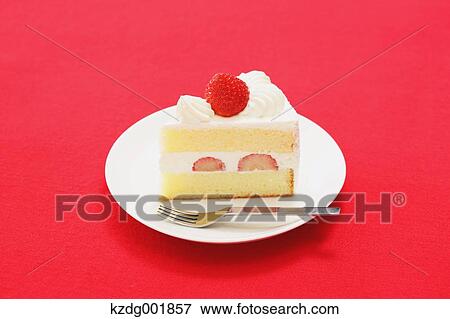 Stock Photo - Strawberry Cake. Fotosearch