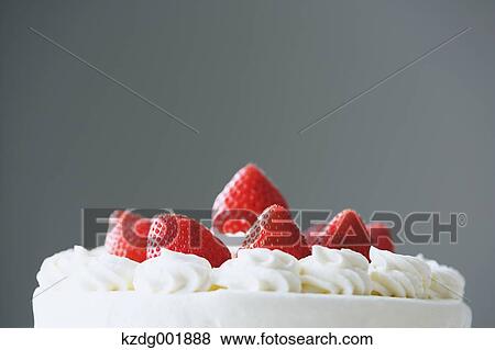 Strawberry Cake View Large Photo Image Stock Photo - Strawberry Cake. Fotosearch