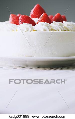 Strawberry Cake View Large Photo Image Stock Photo - Strawberry Cake. Fotosearch