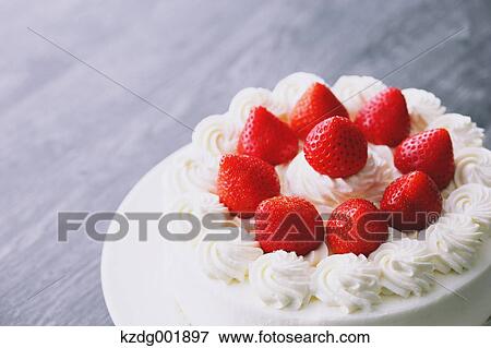 Strawberry Cake View Large Photo Image Stock Photo - Strawberry Cake. Fotosearch