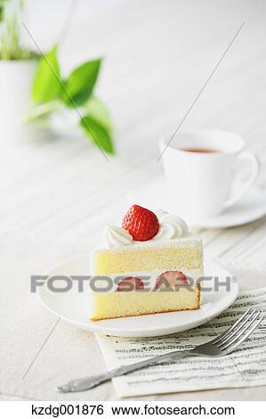 Strawberry Cake View Large Photo Image Stock Photograph - Strawberry Cake. Fotosearch