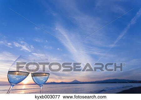 Stock Photo - Toasting with wine. Fotosearch