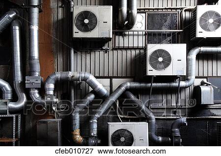Stock Photo - Ventilation ducts. Fotosearch