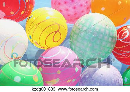 Stock Image - Water Yo-Yo balloons. Fotosearch