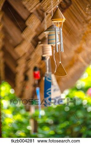 Stock Image - Wind chimes. Fotosearch
