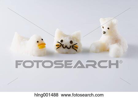 Grated radish animal decoration View Large Photo Image Stock Photo - Grated radish animal decoration. Fotosearch