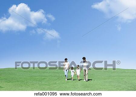 Happy Japanese family in a city park View Large Photo Image Stock Photography - Happy Japanese family in a city park. Fotosearch