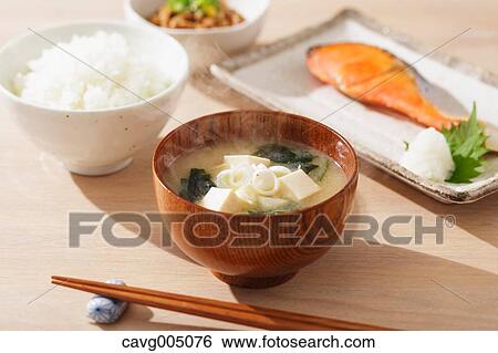 Japanese style breakfast View Large Photo Image Stock Photograph - Japanese style breakfast. Fotosearch
