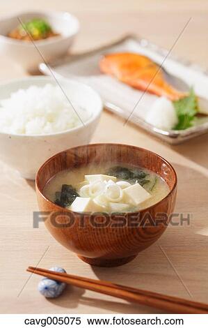 Stock Photography - Japanese style breakfast. Fotosearch