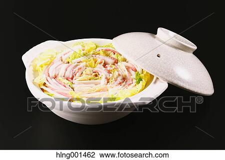 Stock Image - Japanese style casserole. Fotosearch