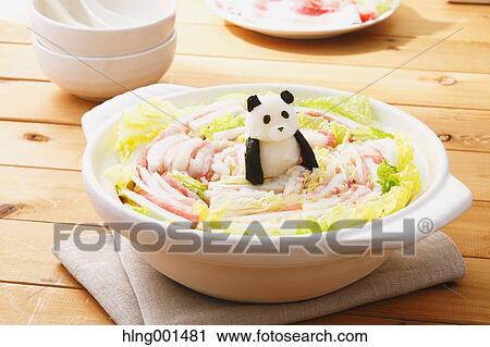Japanese style casserole with grated radish animal decoration View Large Photo Image Stock Image - Japanese style casserole with grated radish animal decoration. Fotosearch