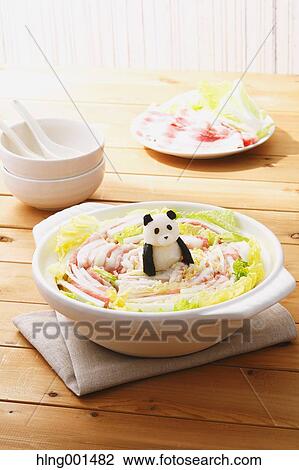 Japanese style casserole with grated radish animal decoration View Large Photo Image Stock Image - Japanese style casserole with grated radish animal decoration. Fotosearch