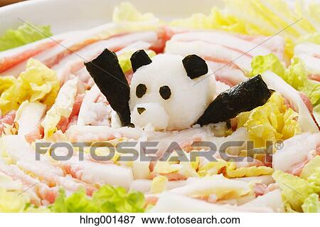 Japanese style casserole with grated radish animal decoration View Large Photo Image Stock Photo - Japanese style casserole with grated radish animal decoration. Fotosearch