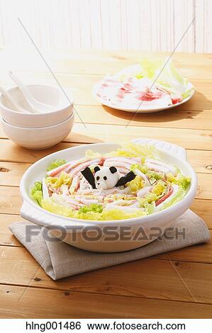 Japanese style casserole with grated radish animal decoration View Large Photo Image Stock Photograph - Japanese style casserole with grated radish animal decoration. Fotosearch