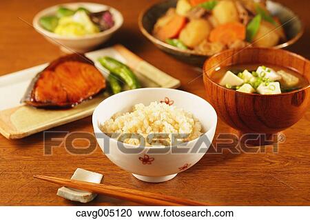 Japanese style set menu View Large Photo Image Stock Image - Japanese style set menu. Fotosearch
