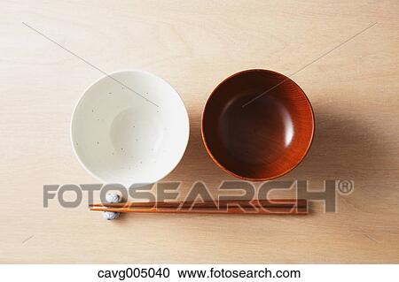 Stock Image - Japanese tableware. Fotosearch