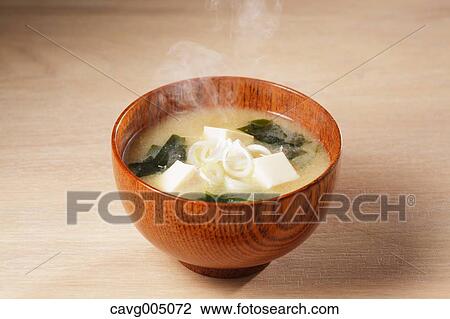 Stock Image - Miso soup. Fotosearch