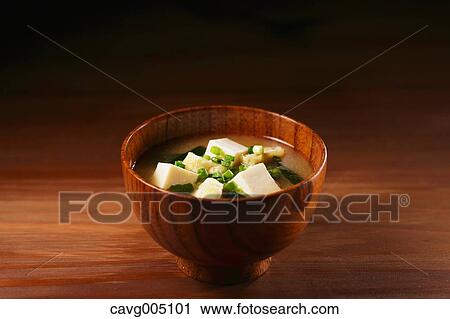 Stock Image - Miso soup. Fotosearch