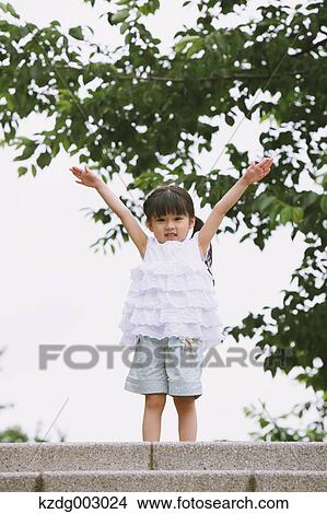 Picture - Young girl portrait. Fotosearch