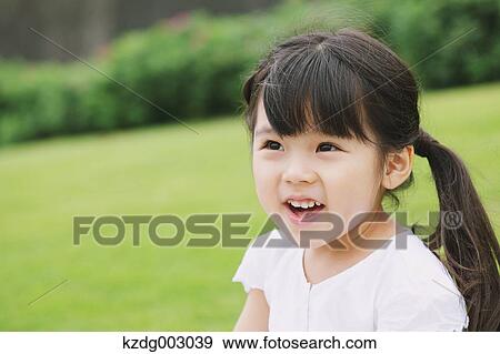 Stock Photo - Young girl portrait. Fotosearch
