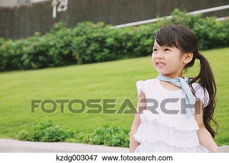 Stock Photo - Young girl portrait. Fotosearch