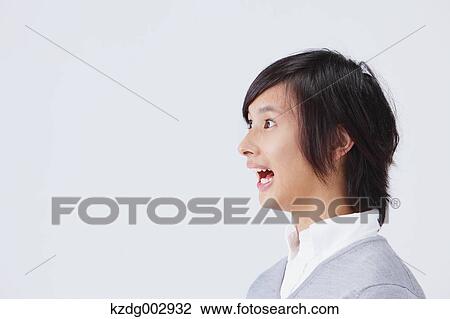 Stock Image - Young man portrait. Fotosearch