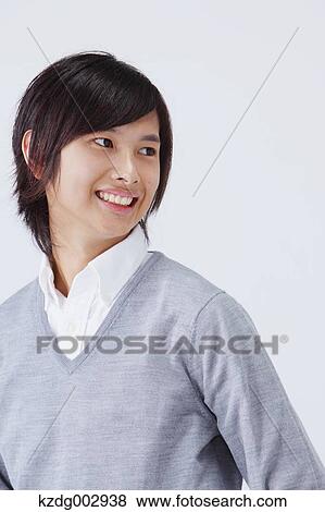 Stock Photo - Young man portrait. Fotosearch