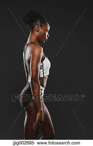 African Woman Runner, Focused View Large Photo Image Stock Photography - African Woman Runner, Focused . Fotosearch
