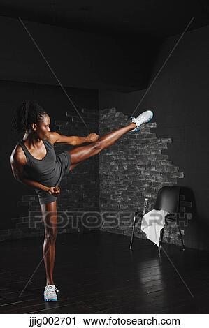 African Woman Working Out View Large Photo Image Stock Image - African Woman Working Out . Fotosearch