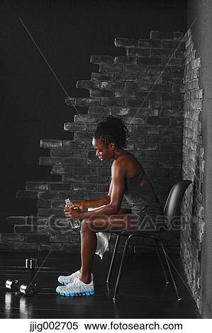 African Woman Working Out View Large Photo Image Stock Photography - African Woman Working Out . Fotosearch