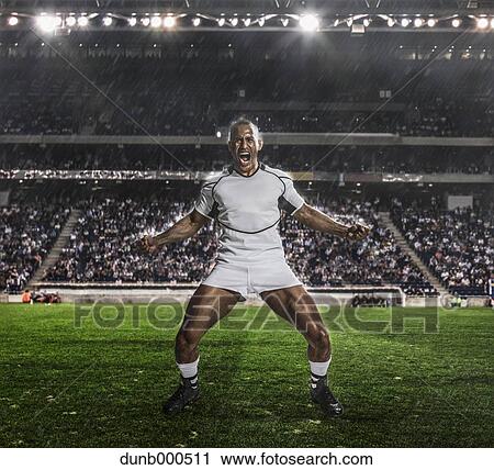 Bald male rugby player View Large Photo Image Stock Image - Bald male rugby player. Fotosearch