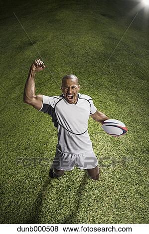 Bald male rugby player View Large Photo Image Stock Photo - Bald male rugby player. Fotosearch