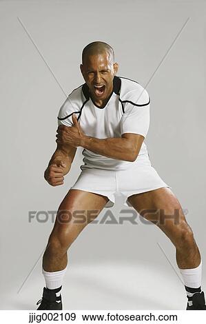 Bald male rugby player View Large Photo Image Stock Photo - Bald male rugby player. Fotosearch
