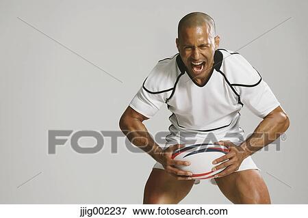 Bald male rugby player View Large Photo Image Stock Photo - Bald male rugby player. Fotosearch