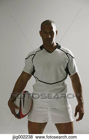 Bald male rugby player View Large Photo Image Stock Photo - Bald male rugby player. Fotosearch