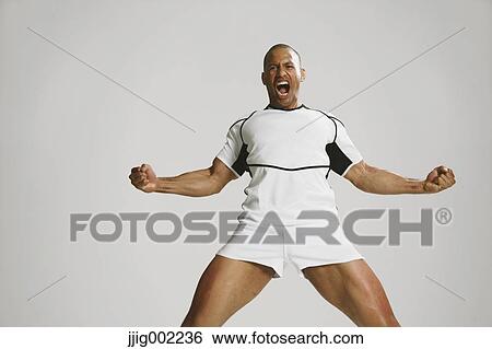Bald male rugby player View Large Photo Image Stock Photograph - Bald male rugby player. Fotosearch