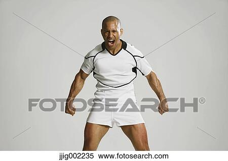 Bald male rugby player View Large Photo Image Stock Photography - Bald male rugby player. Fotosearch