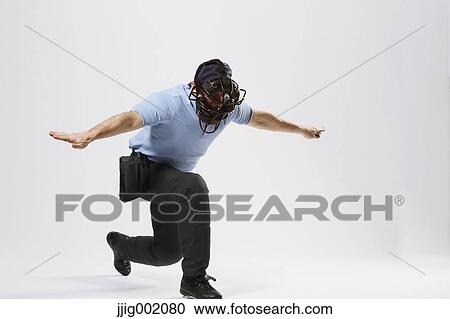 Baseball chief referee against white background View Large Photo Image Stock Image - Baseball chief referee against white background. Fotosearch
